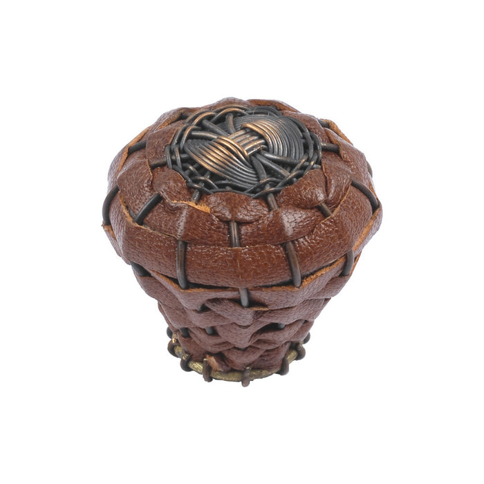 Atlas Homewares 3173-O Hamptons 1 1/2in (38mm) Diameter Round Knob Aged Bronze - KnobDepot