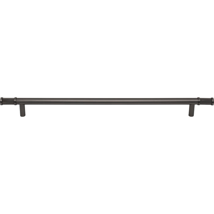 Top Knobs TK3237AG Burnham 12" Center to Center Bar Pull Ash Gray - KnobDepot
