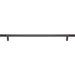 Top Knobs TK3237AG Burnham 12" Center to Center Bar Pull Ash Gray - KnobDepot