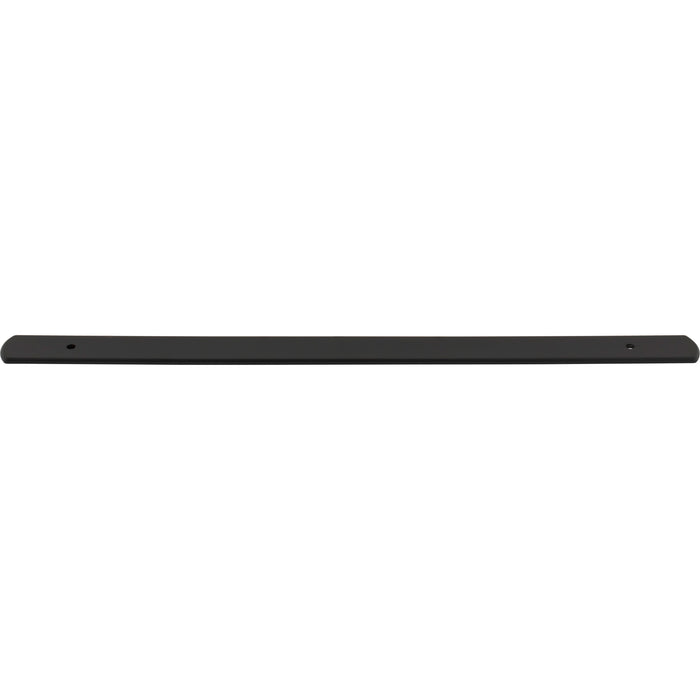 Top Knobs TK3276BLK Wescott 12" Center to Center Pull Backplate Flat Black - KnobDepot