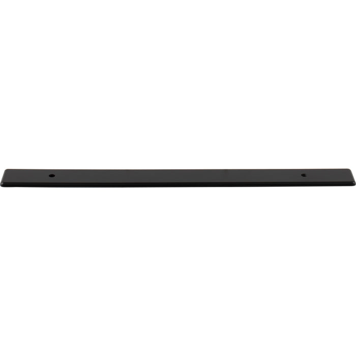 Top Knobs TK3284BLK Radcliffe 7 9/16" Center to Center Pull Backplate Flat Black - KnobDepot