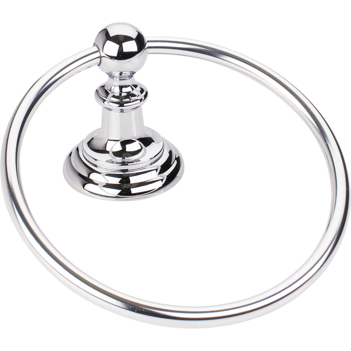 Elements BHE5-06PC-R Fairview Polished Chrome Towel Ring - Retail Packaged Polished Chrome