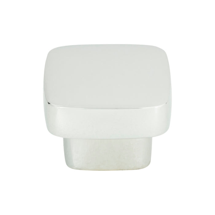 Atlas Homewares A909-CH Chunky Knobs 1 3/8in (35mm) Length Square Knob Polished Chrome - KnobDepot