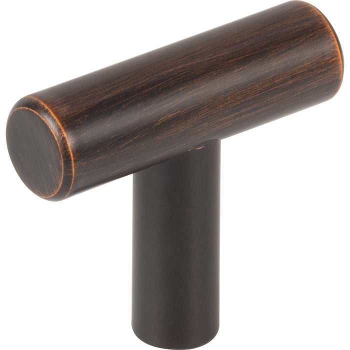 Elements 40DBB Naples 1-9/16" Length Bar Knob Dark Brushed Bronze