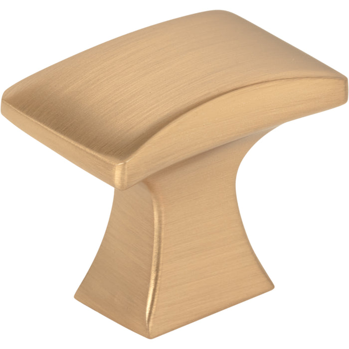 Jeffrey Alexander 767SBZ Philip 1-1/4" Length Rectangle Knob Satin Bronze