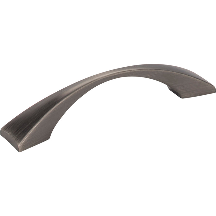 Elements 525-96BNBDL Glendale 96 mm Center-to-Center Arch Pull Brushed Pewter