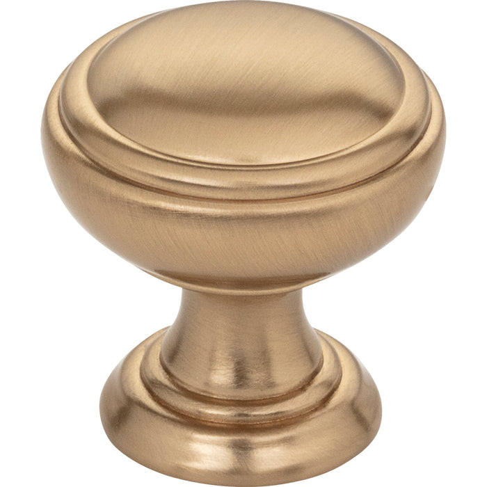 Jeffrey Alexander 658SBZ Tiffany 1-1/4" Diameter Mushroom Knob Satin Bronze
