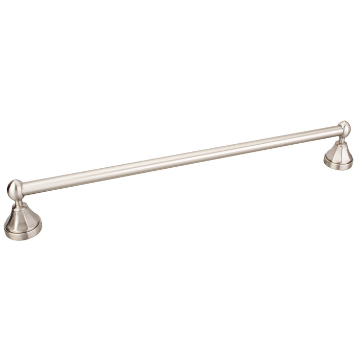 Elements BHE3-03SN-R Newbury Satin Nickel 18" Single Towel Bar - Retail Packaged Satin Nickel