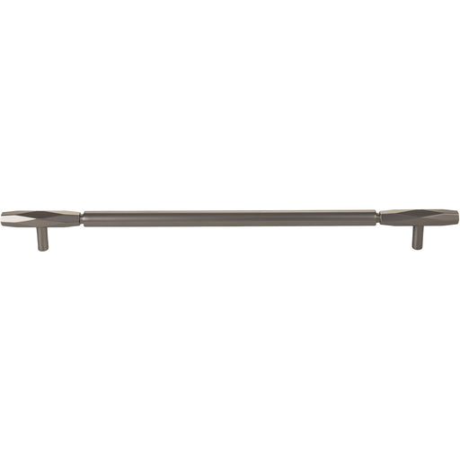 Top Knobs TK3088AG Kingsmill 18" Center to Center Appliance Pull Ash Gray - KnobDepot