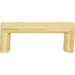 Atlas Homewares 401-FG Tableau 1 13/16in (46mm) Center to Center Bar Pull French Gold - KnobDepot
