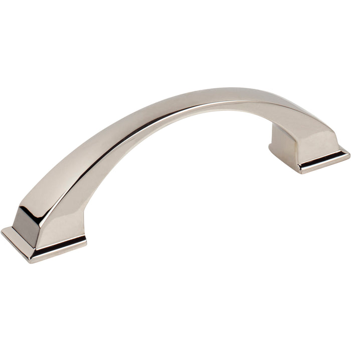 Jeffrey Alexander 944-96NI Roman 96 mm Center-to-Center Arch Pull Polished Nickel
