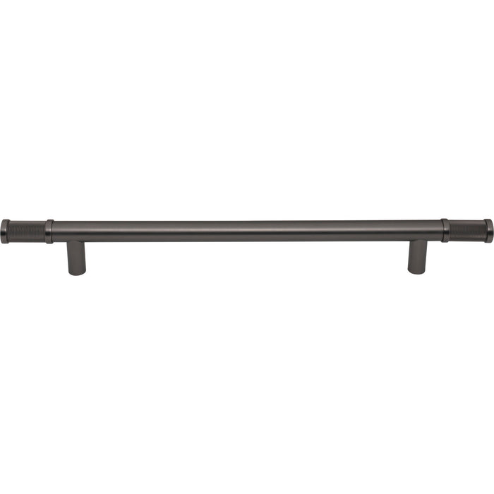 Top Knobs TK3238AG Burnham 12" Center to Center Bar Pull Ash Gray - KnobDepot
