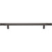 Top Knobs TK3238AG Burnham 12" Center to Center Bar Pull Ash Gray - KnobDepot