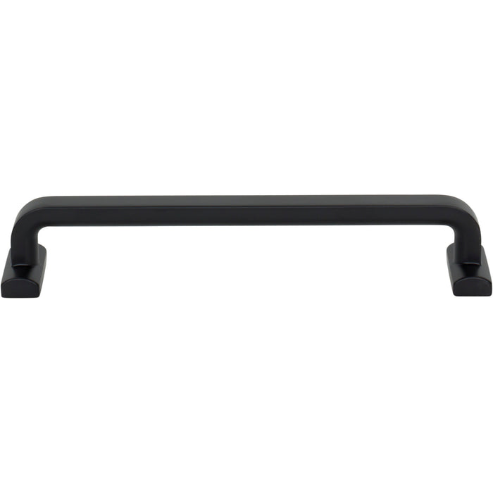 Top Knobs TK3164BLK Harrison 6 5/16" Center to Center Bar Pull Flat Black - KnobDepot