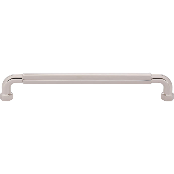 Top Knobs TK3207PN Dustin 12" Center to Center Appliance Pull Polished Nickel - KnobDepot