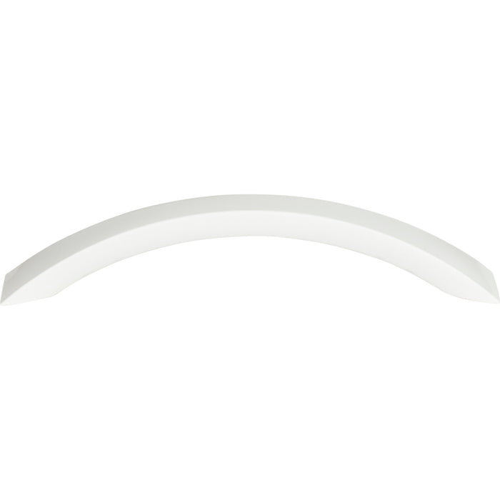 Atlas Homewares A881-WG Sleek 5 1/16in Center to Center Arch Pull High White Gloss