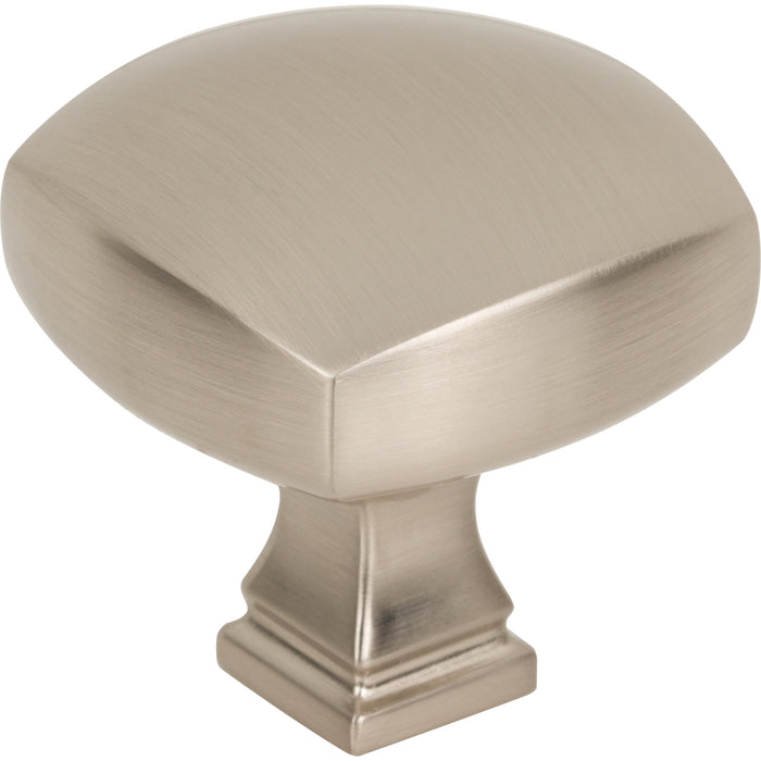 Jeffrey Alexander 278L-SN Audrey 1-3/8" Diameter Square Knob Satin Nickel