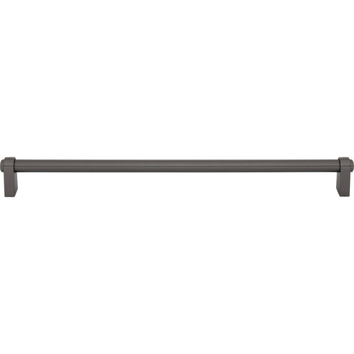 Top Knobs TK3215AG Lawrence 12" Center to Center Bar Pull Ash Gray - KnobDepot