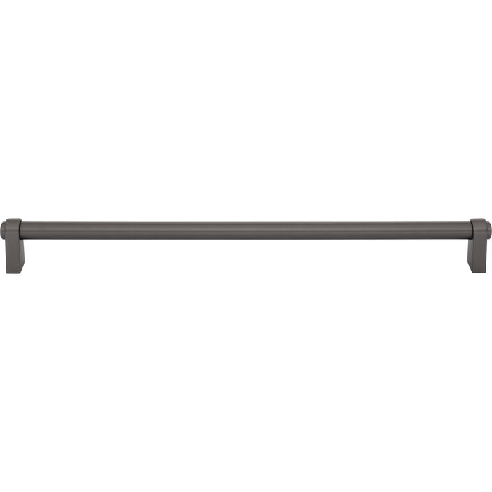 Top Knobs TK3215AG Lawrence 12" Center to Center Bar Pull Ash Gray - KnobDepot