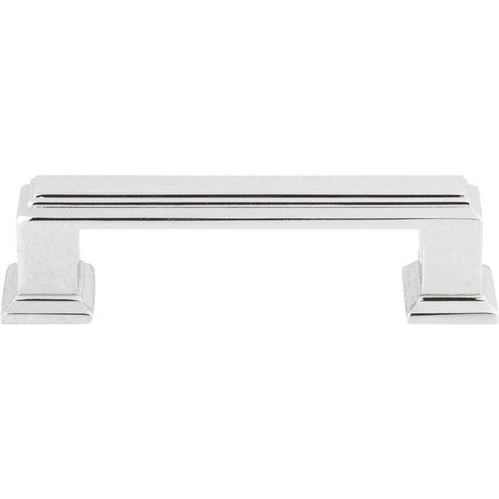 Atlas Homewares 291-CH Sutton Place 3in Center to Center Bar Pull Polished Chrome