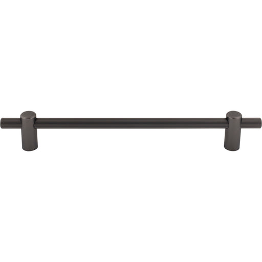Top Knobs TK3258AG Dempsey 12" Center to Center Bar Pull Ash Gray - KnobDepot