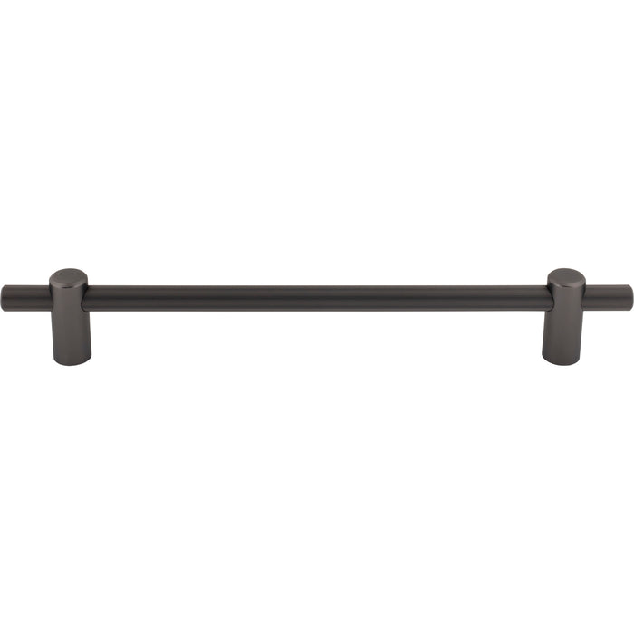 Top Knobs TK3258AG Dempsey 12" Center to Center Bar Pull Ash Gray - KnobDepot