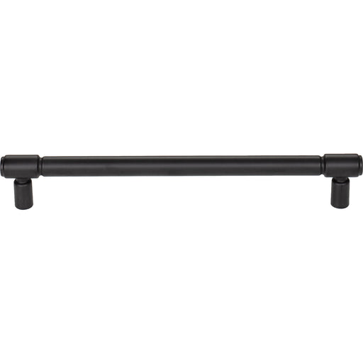 Top Knobs TK3115BLK Clarence 7 9/16" Center to Center Bar Pull Flat Black - KnobDepot