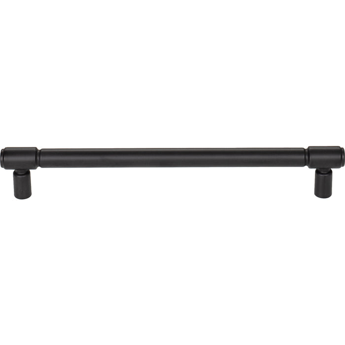 Top Knobs TK3115BLK Clarence 7 9/16" Center to Center Bar Pull Flat Black - KnobDepot
