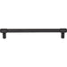 Top Knobs TK3115BLK Clarence 7 9/16" Center to Center Bar Pull Flat Black - KnobDepot