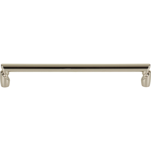 Top Knobs TK3135PN Florham 7 9/16" Center to Center Bar Pull Polished Nickel - KnobDepot