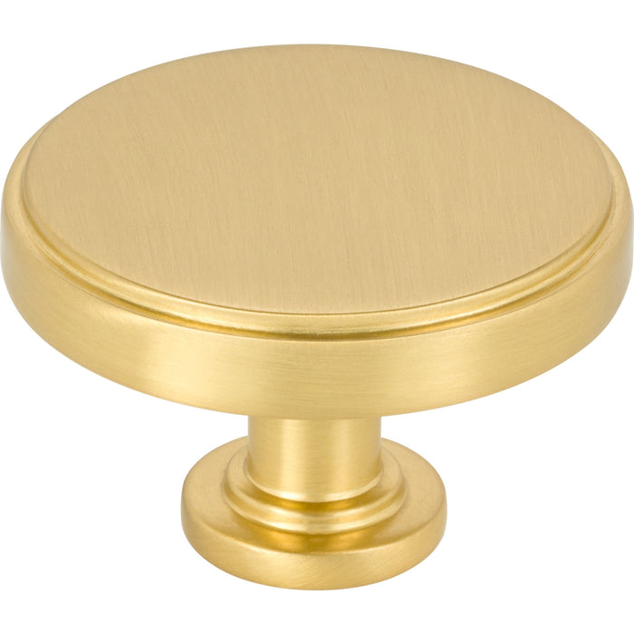 Jeffrey Alexander 171L-BG Richard 1-3/4" Diameter Round Knob Brushed Gold