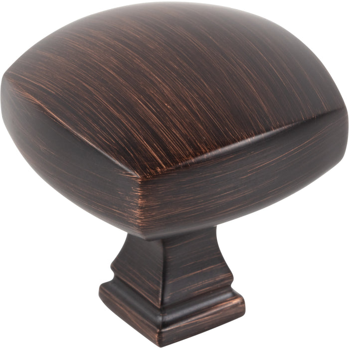 Jeffrey Alexander 278L-DBAC Audrey 1-3/8" Diameter Square Knob Brushed Oil Rubbed Bronze