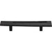 Atlas Homewares 253R-BL Modernist Right 3in (76mm) Center to Center Bar Pull Matte Black - KnobDepot