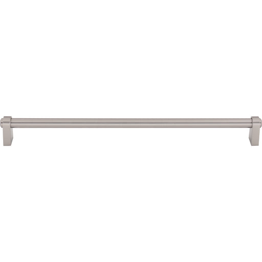 Top Knobs TK3215BSN Lawrence 12" Center to Center Bar Pull Brushed Satin Nickel - KnobDepot