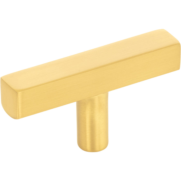 Jeffrey Alexander 845TL-BG Dominique 2-1/4" Length Bar Knob Brushed Gold