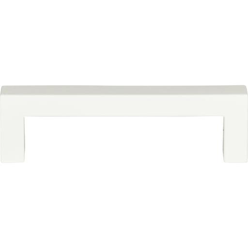 Atlas Homewares A873-WG It 3 3/4in (95mm) Center to Center Bar Pull High White Gloss - KnobDepot