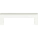 Atlas Homewares A873-WG It 3 3/4in (95mm) Center to Center Bar Pull High White Gloss - KnobDepot