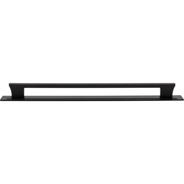 Atlas Homewares A6007-BL Zander 12in Center to Center Bar Pull Matte Black
