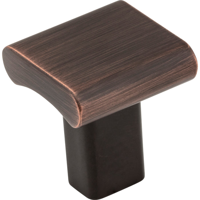 Elements 183DBAC Park 1" Length Square Knob Brushed Oil Rubbed Bronze