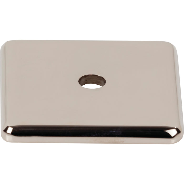 Top Knobs TK3280PN Radcliffe Knob Backplate Polished Nickel - KnobDepot