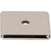Top Knobs TK3280PN Radcliffe Knob Backplate Polished Nickel - KnobDepot