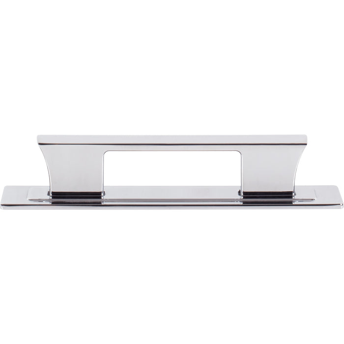 Atlas Homewares A6002-CH Zander 3 3/4in Center to Center Bar Pull Polished Chrome