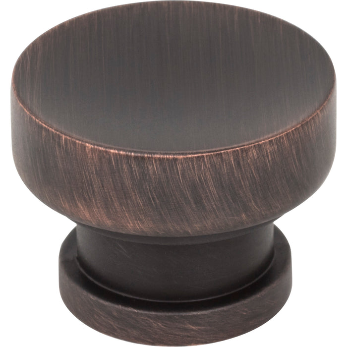 Jeffrey Alexander 484DBAC Elara 1-1/4" Diameter Round Knob Brushed Oil Rubbed Bronze