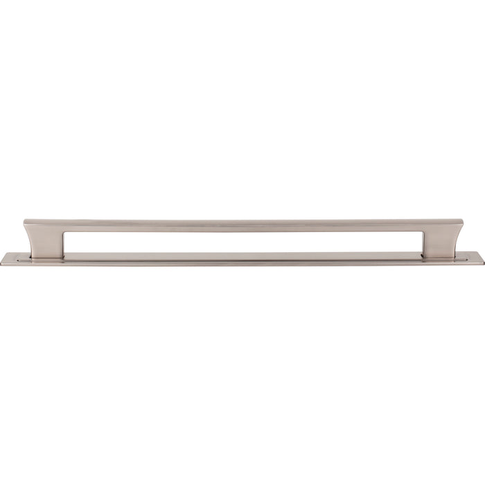Atlas Homewares A6007-BRN Zander 12in Center to Center Bar Pull Brushed Nickel