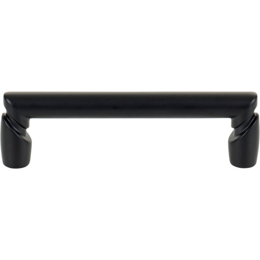 Top Knobs TK3132BLK Florham 3 3/4" Center to Center Bar Pull Flat Black - KnobDepot
