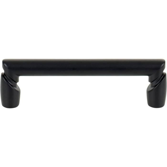 Top Knobs TK3132BLK Florham 3 3/4" Center to Center Bar Pull Flat Black - KnobDepot