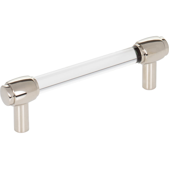 Jeffrey Alexander 775-96NI Carmen 96 mm Center-to-Center Bar Pull Polished Nickel