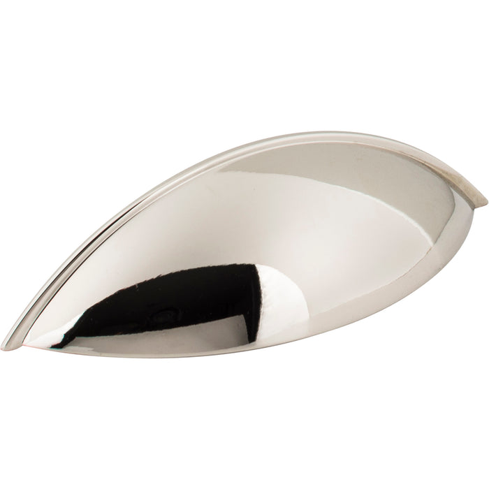 Jeffrey Alexander 8236NI Bordeaux Bordeaux (96mm) Center-to-Center Cup/Bin Pull Polished Nickel