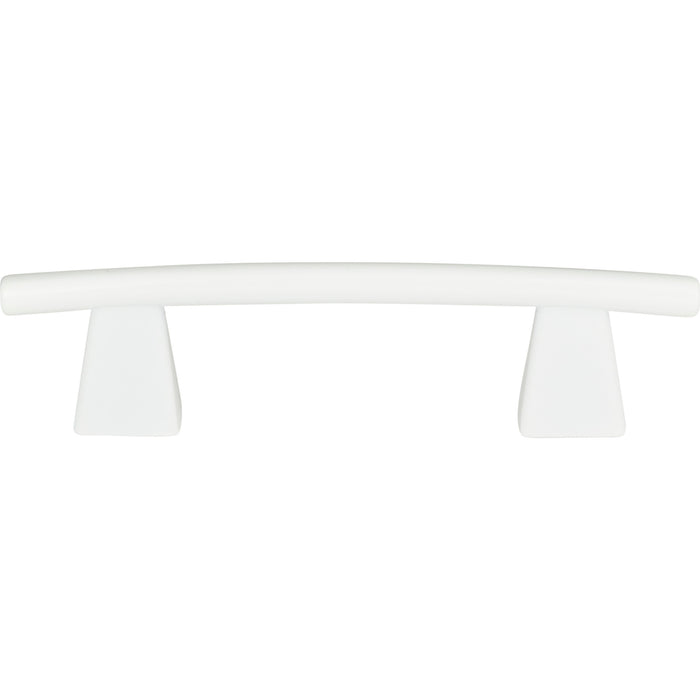 Atlas Homewares 306-WG Fulcrum 3in (76mm) Center to Center Arch Pull High White Gloss - KnobDepot