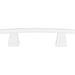 Atlas Homewares 306-WG Fulcrum 3in (76mm) Center to Center Arch Pull High White Gloss - KnobDepot